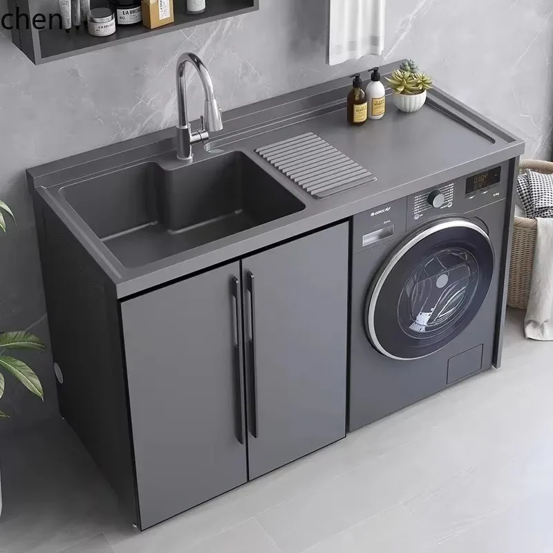 YS-11 18mm honeycomb aluminum balcony laundry cabinet combination washing machine significant other cabinet pool table