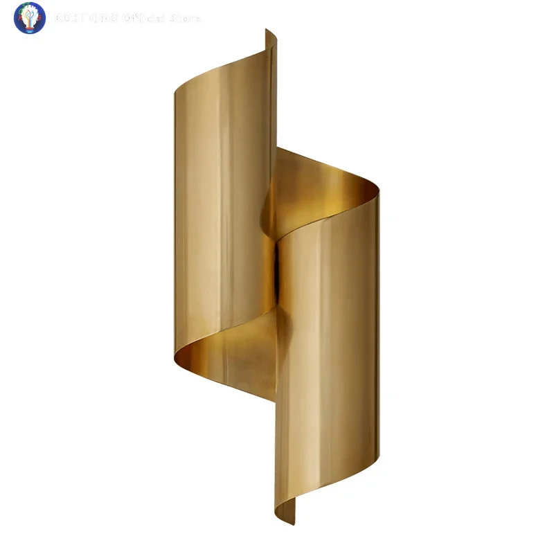 Medium Wrapped Sconce VC TV background wall light bathroom hallway light entrance staircase mirror front light household