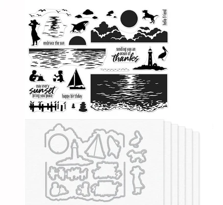 

New Layer Frames Metal Cutting Dies for 2024 Scrapbook Rectangle Square Circle Oval Heart Star Background Stencils Card Making
