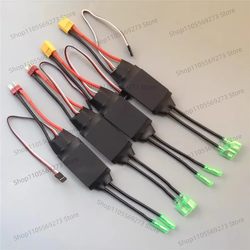 High Power Bidirectional Brushed ESC 860A 12V-24V Motor Controller for RC Boat Trawler 775 795 895
