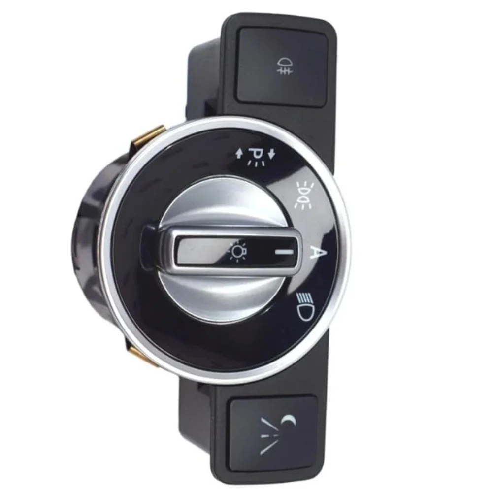 For Mercedes W212 C207 A207 Fog Light Switch Assembly Headlight Rotary Control Unit ABS Plastic 2129057000 Direct Fit