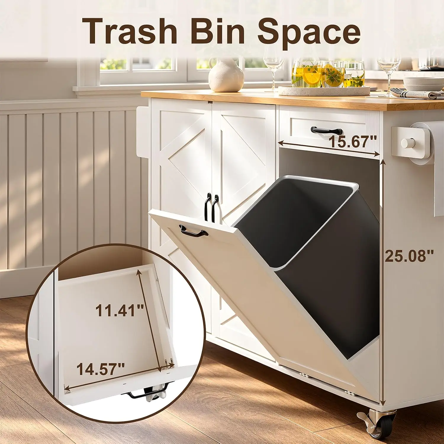 Thumbnail 3 - #7 Low Price Kitchen Island Carts Deals