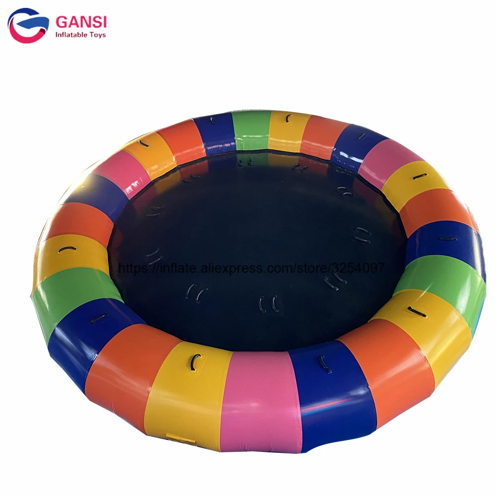 High Quality Crazy Water Toys Inflatable Disco Boat Inflatable Water Saturn Rocker For Adults