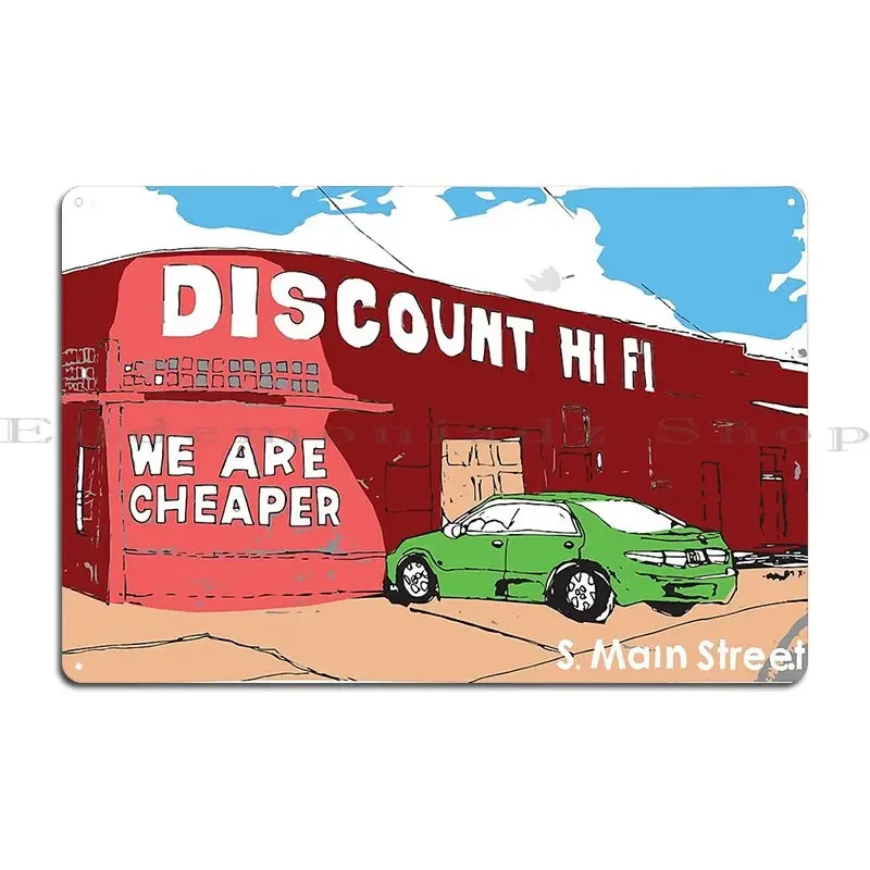 Discount Hi Fi Metal Plaque Poster Painting Printing Wall Decor Create Wall Mural Tin Sign Poster