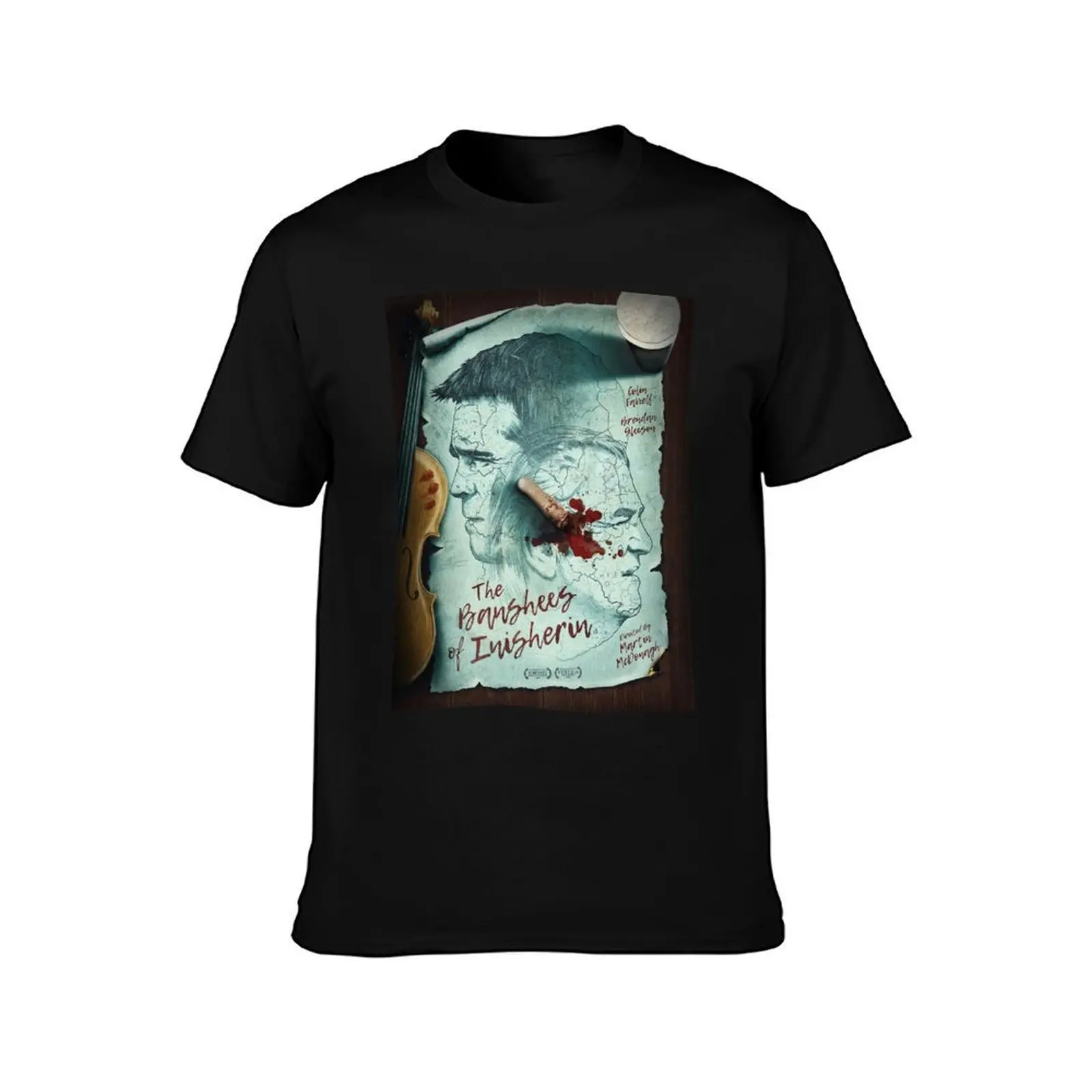 The Banshees of Inisherin Fun ARt T-Shirt, Summer Casual Cotton Tee, Oversized Streetwear Tops, Vintage Graphic Print