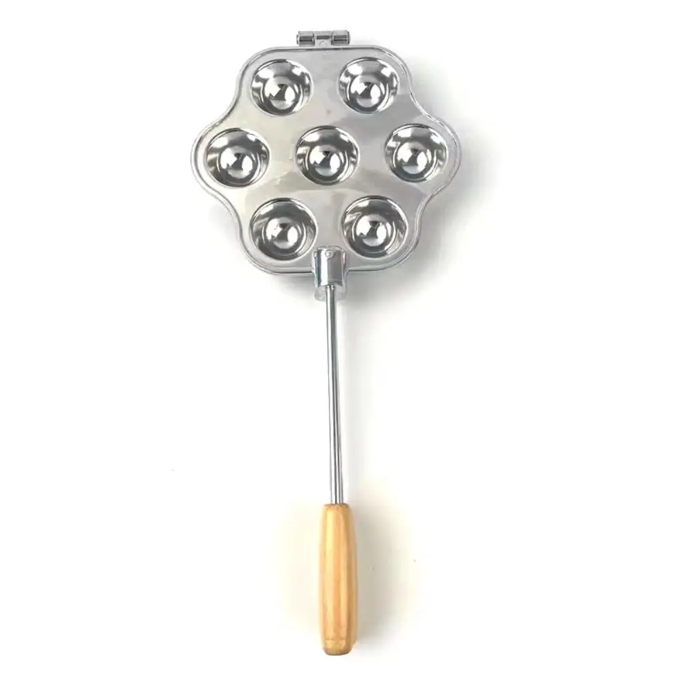 7/12/16 Holes Walnut Cookie Mold Long Handle Double-Sided Egg Tart Mold Non-Stick Durable Mini Muffins Baking Mold Pastry Making