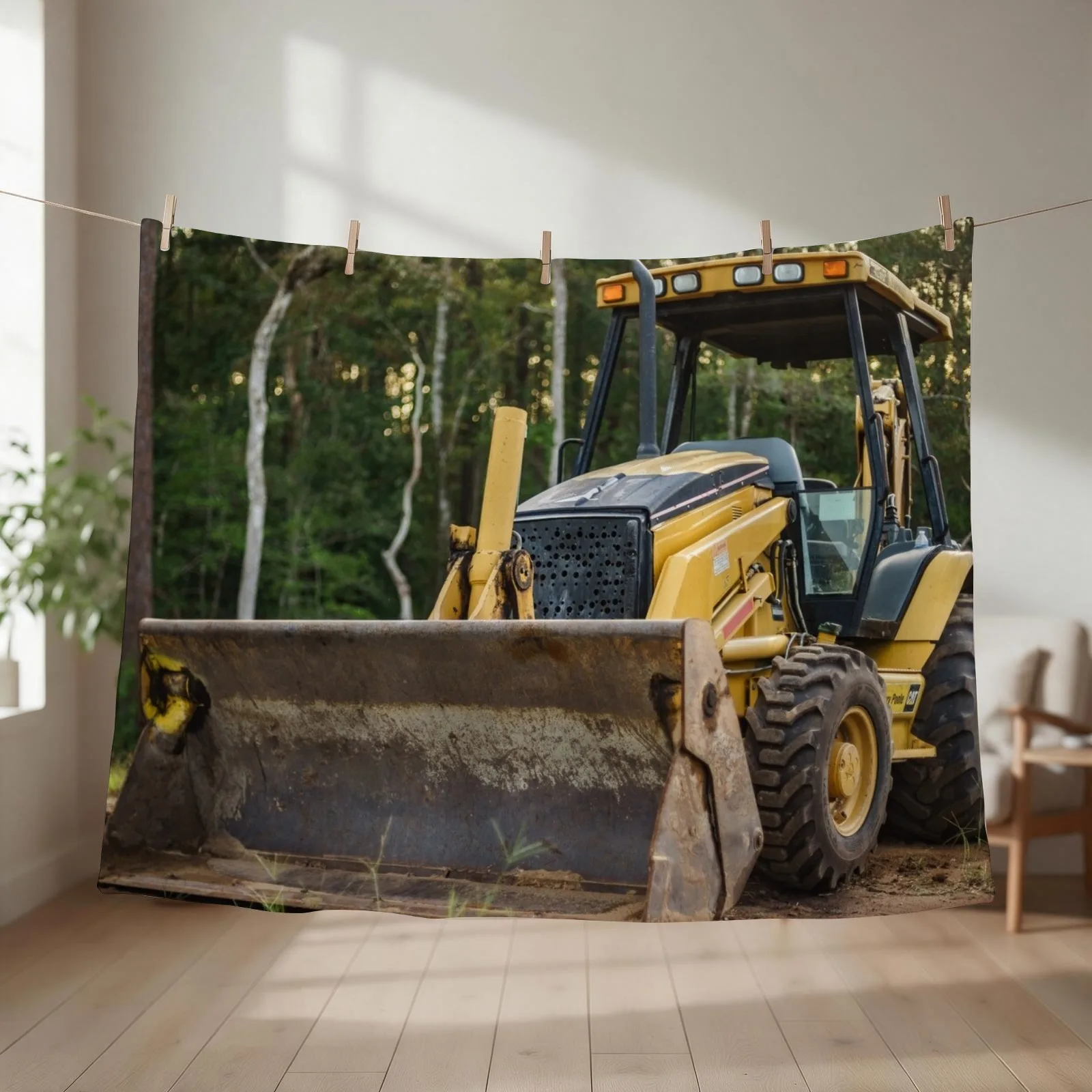 New Skid Loader 2 Throw Blanket couch cozy soft plush fuzzy picnic outdoor blanket