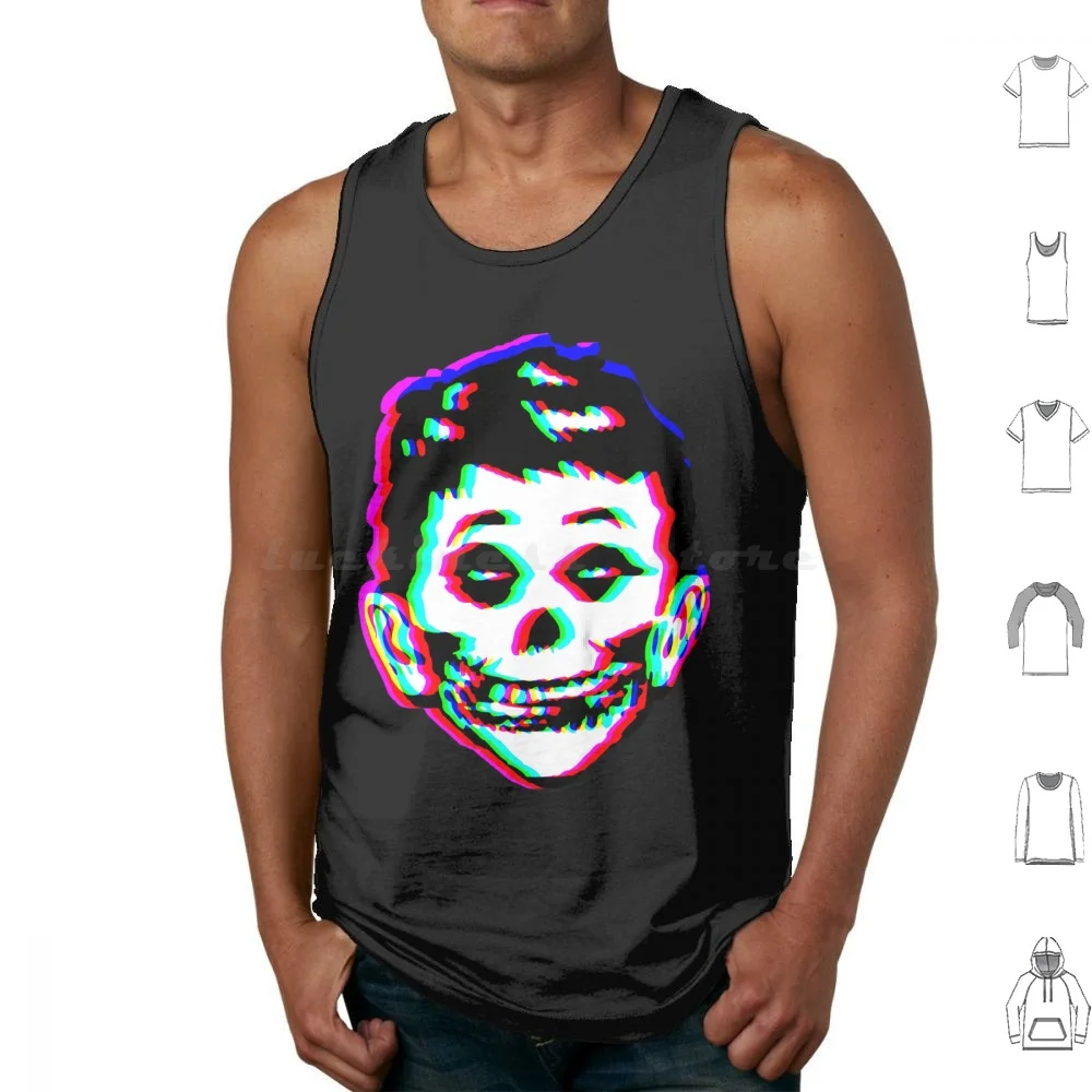 Mad Re-Make Glitch Ver. Tank Tops Vest Sleeveless Mad Magazine The Alfred E Neu…