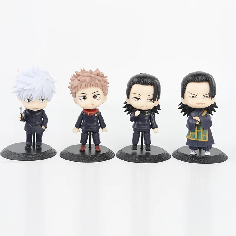 Jujutsu Kaisen 12PCS Itadori Yuji Gojo Satoru PVC Statue Action Figurine Desk Collectible Anime Model Toys Figures Gift