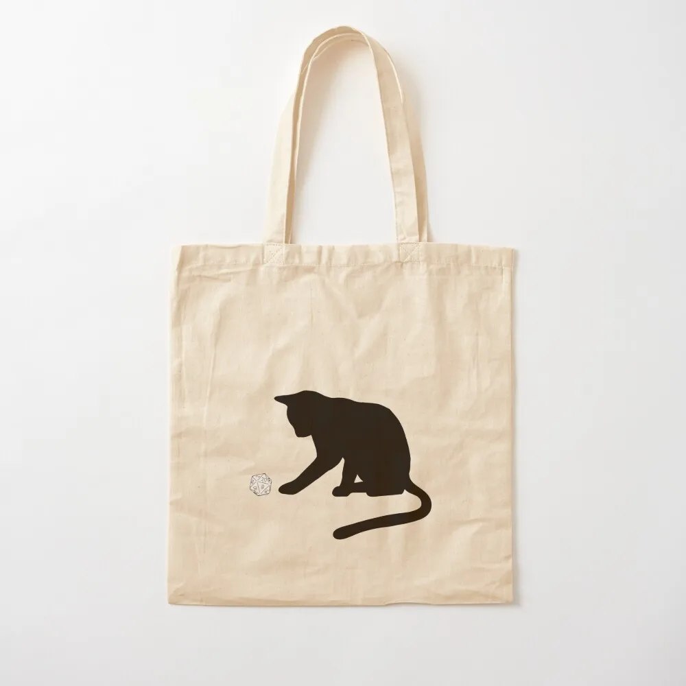 D20 Cat Tote Bag Gift bag Shopping bags Canvas bag Canvas Tote