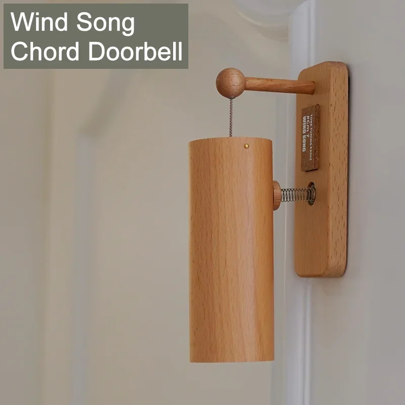 

432Hz Door Opening Wood-made Doorbell Chime Music Chords Door Bell Chimes For Home Business Entrance Fridge Housewarming Gift