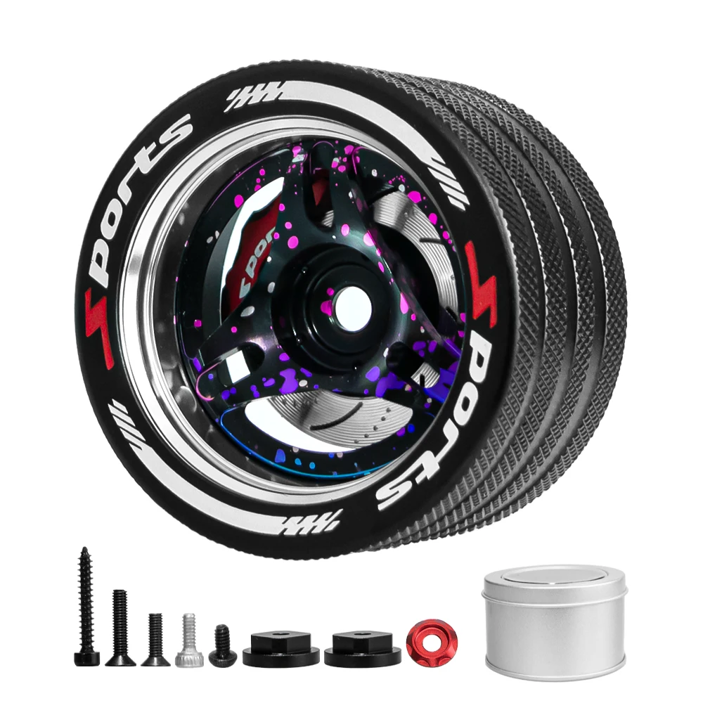 RC-Fernbedienungs-Handrad, Aluminium-Handrad für Flysky Noble NB4/SANWA MT4 MT5 M12 M17/FUTABA 4PX 7PX 10PX/WFLY X9 – Detail 27