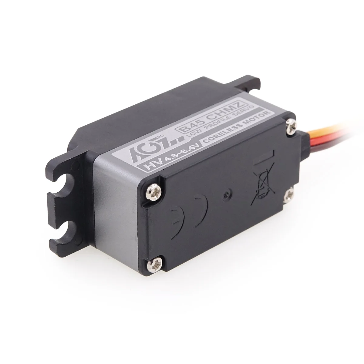 Agfrc b45chmz 14kg hv titan getriebe schnelle geschwindigkeit low profile kernloser wettbewerb digitaler servo für 1/12 1/10 rc tourenwagen boot – Detail 6