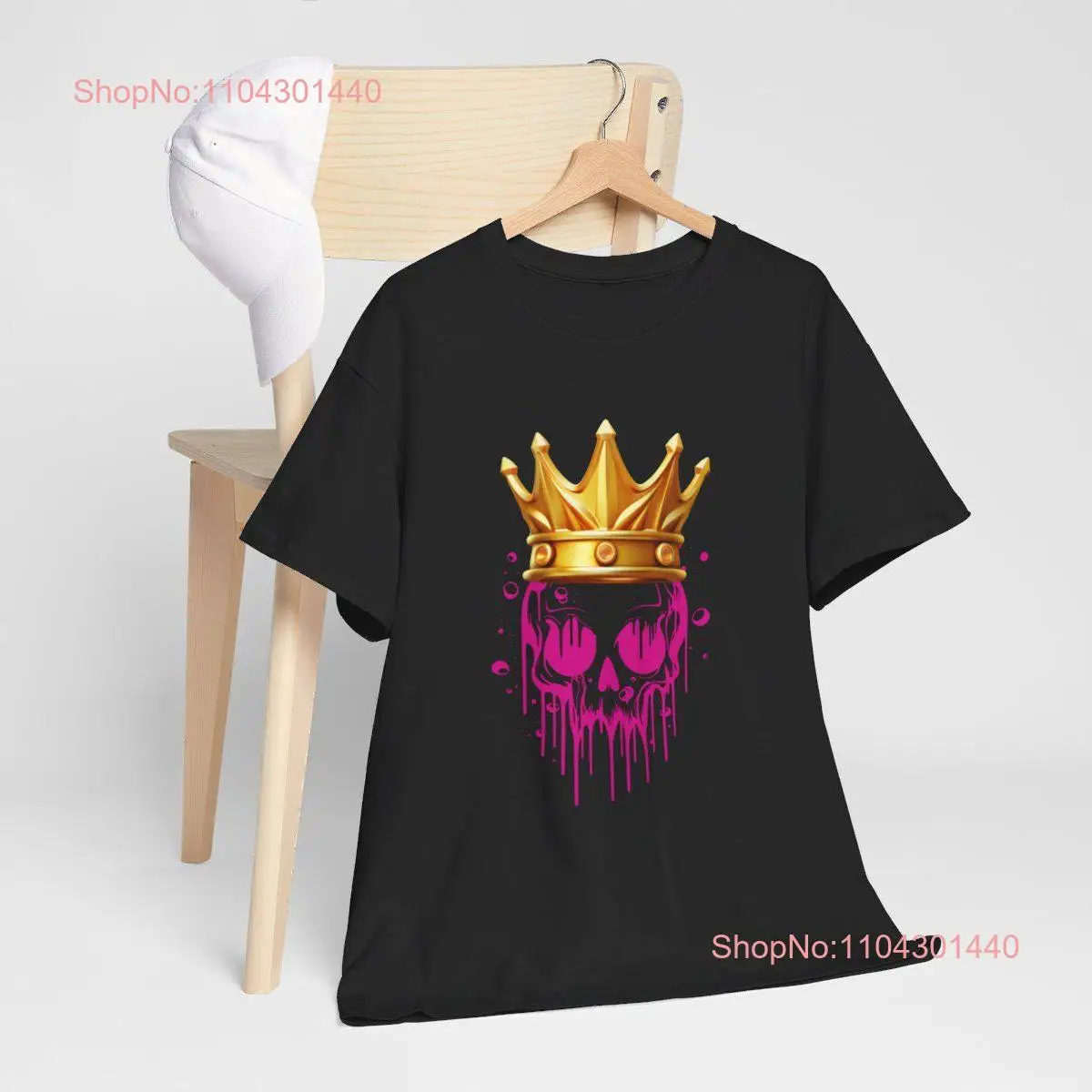 Halloween King T Shirt Heavy Cotton long or short sleeves