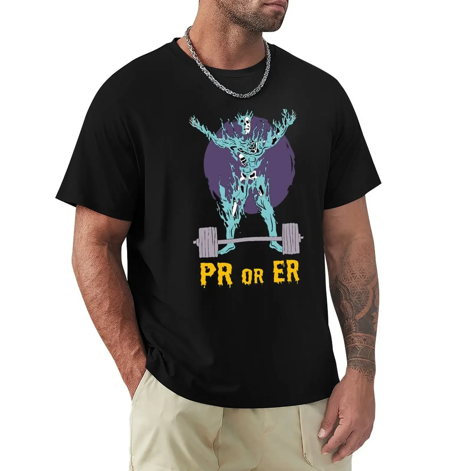 

PR Or Er Weightlifting - Bodybuilding Fitness Gym T-Shirt summer top summer clothes mens t shirt