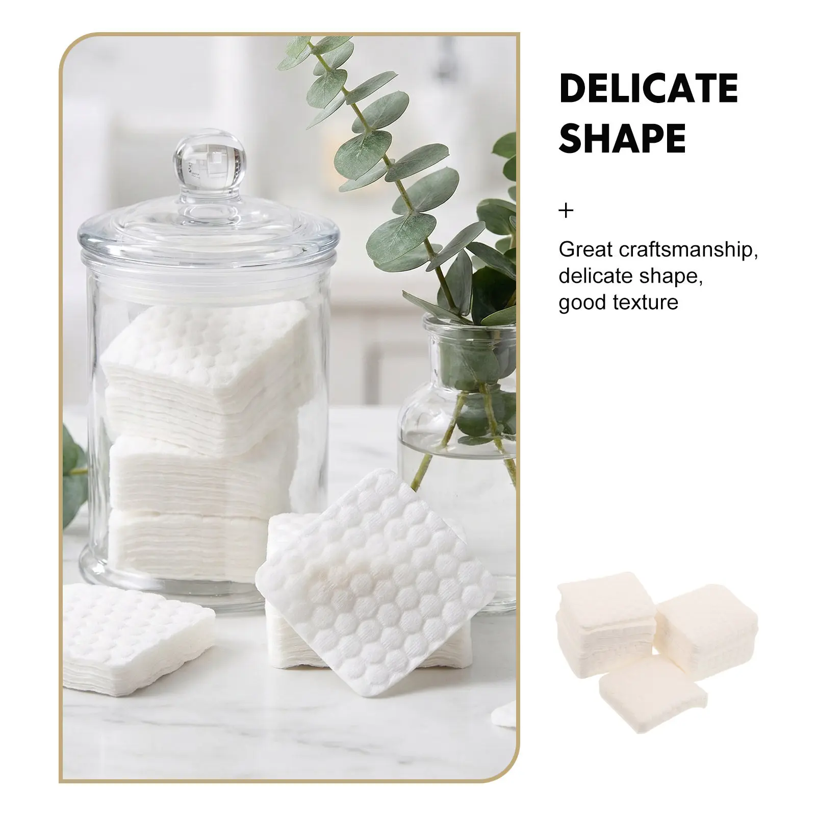 500Pcs Lint-Free Nail Wipes Cotton Pads for Gel Polish Remover Gentle Non-Shedding Nail Cleaning Supplies Manicure Salon Prep view 4