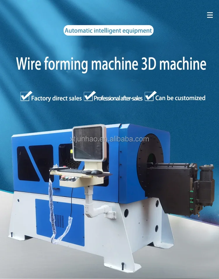 2D3D CNC metal bending machine 3D wire forming machine stainless steel wire shaping machine