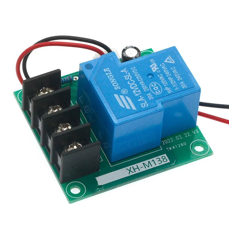 30A High Current Switch Adapter Board Relay Board 12V Input Switch Control 30A Output XH-M138
