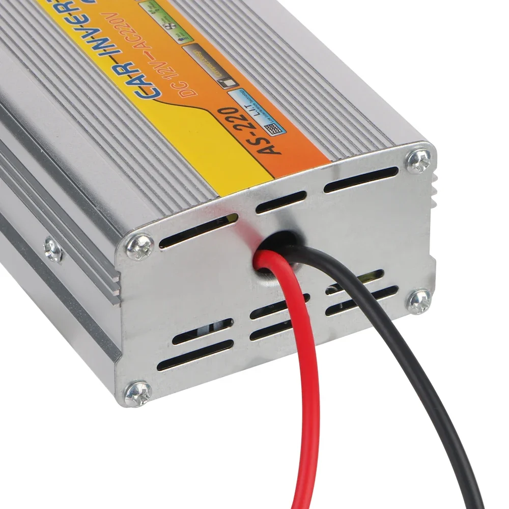 220W Power Inverter Car Mounted Solar Inverter USB Voltage Transformer Portable DC 12V To AC 220V Conversion USB Battery Clip image 6