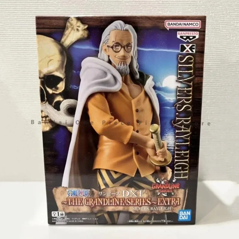 In Stock Original Bandai SHF Silvers Rayleigh Action Figures Animation Toys Gifts Model Genuine Collector Anime Hobby Genuine