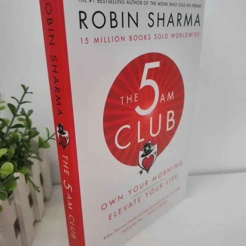 

Англоязычная книга The 5AM Club от Robin Sharma Own ваше утро Сделайте свою жизнь ярче