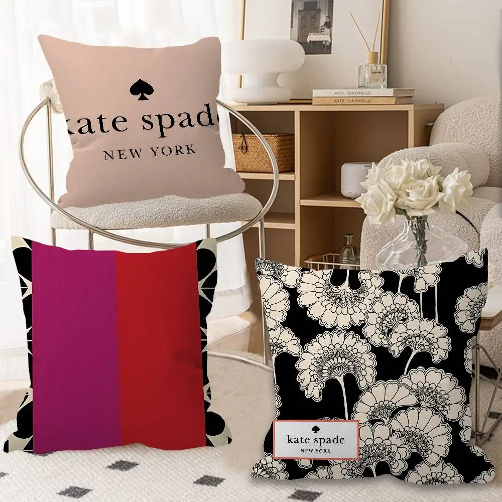 K-Kate Classic S-Spade Flower Cushion Cover Inches Farmhouse Decor Home Throw Pillow Covers for Couch Decorations