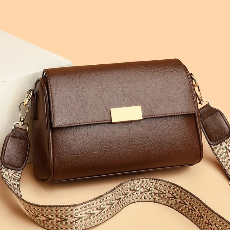 

Элегантная женская сумка-тоут из классической кожи для подгузников, модная сумка через плечо для женщин