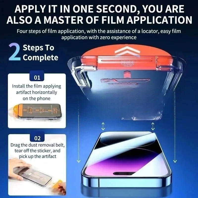 طبقة حماية من الزجاج المقسى لهاتف آيفون 11 16 17 Pro Max 16e 15 14 Plus 13 12 Mini Air XR XS واقي شاشة الخصوصية #5