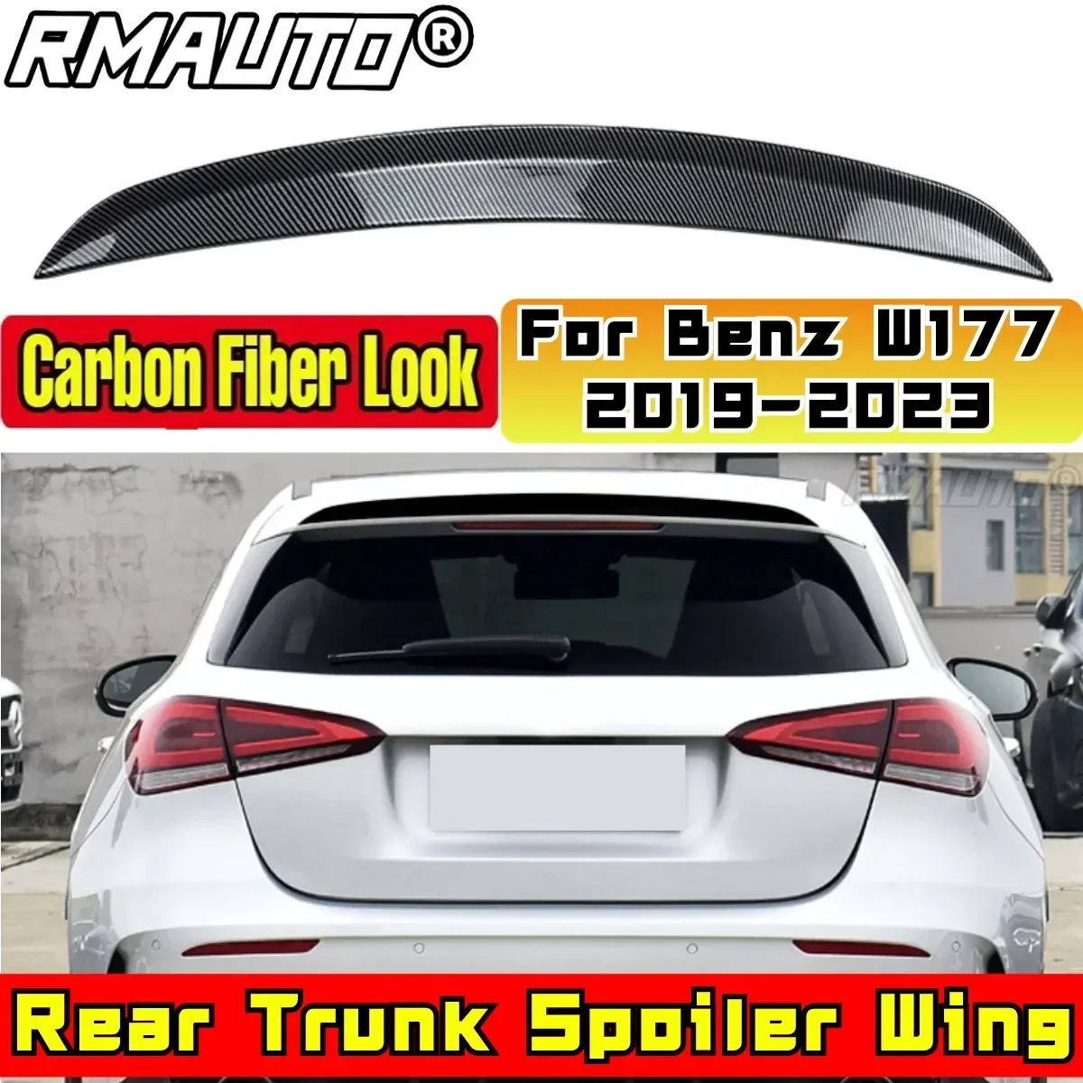 Car Rear Trunk Spoiler Body Kit Car Rear Wing For Mercedes Benz CLA Class W117 C117 CLA220 CLA250 CLA45 2013-2019 Tunning Part