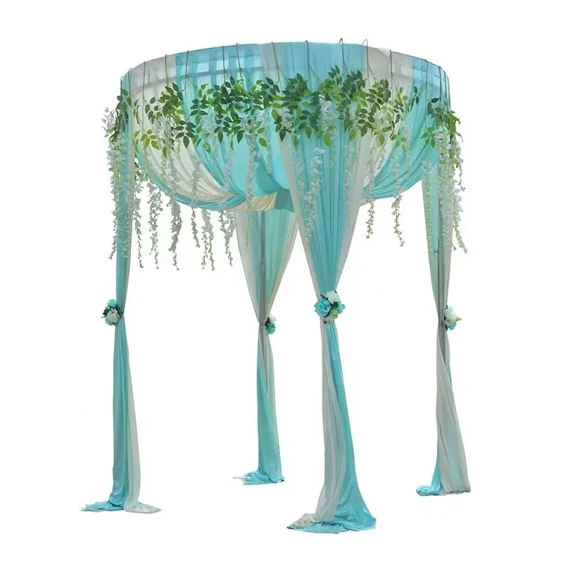 

Manufacturer produces wedding wrought iron round stage gauze mantle modeling shelf arched door festive outdoor truss