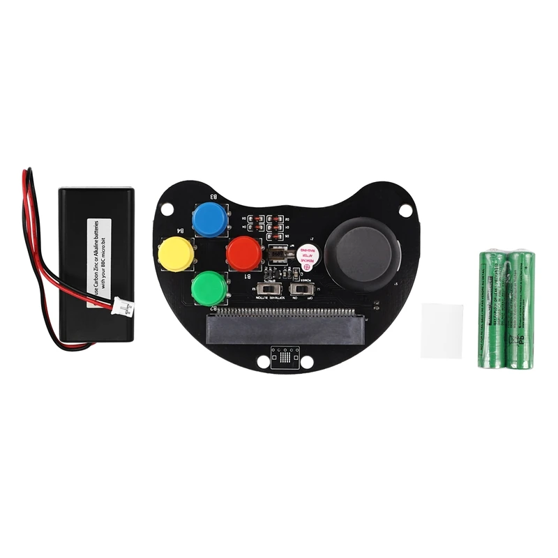 

New-For Micro:Bit Robot Control Handle Game Joystick Stem Education Graphic Programmable Handle Game Machine Toy(Without Micro:B