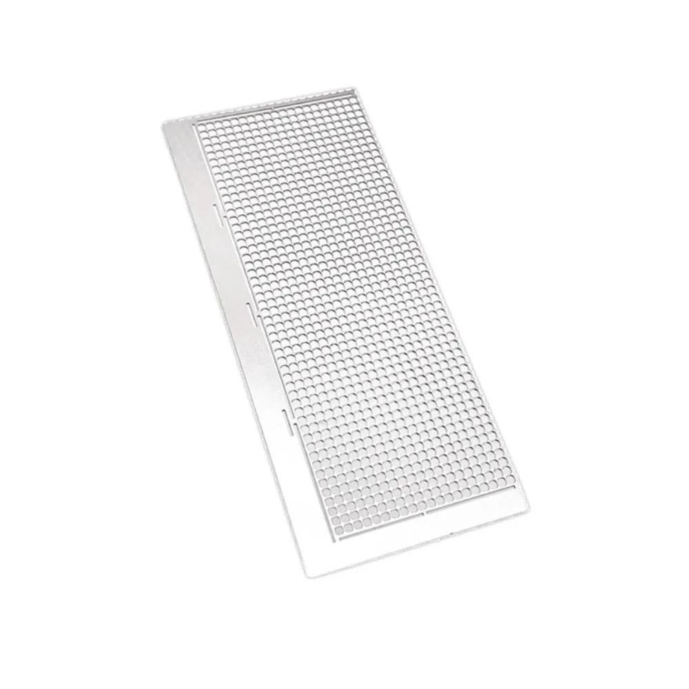 2 PCS Stainless Steel Rhinestone Placement Ruler 1020 Holes Nonstick Coating Diamond Placement Ruler Circular Grid