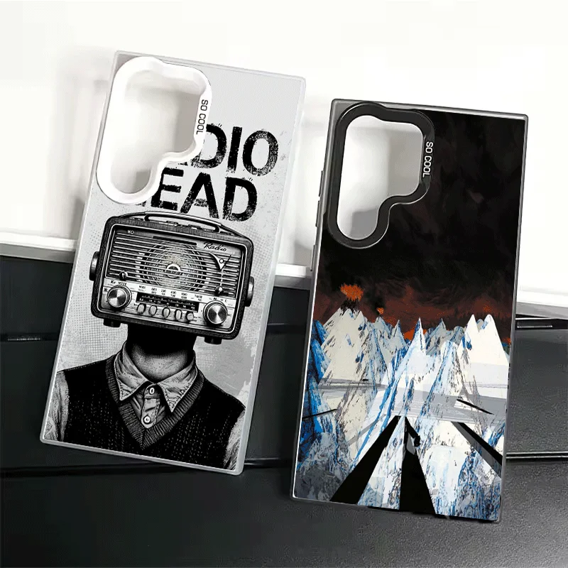 R-Radiohead Bnad Soft Phone Case for Samsung Galaxy S24 S25 FE S26 Edge S23 Ultra S22 Plus S21 + Shockproof Cover Back Shell