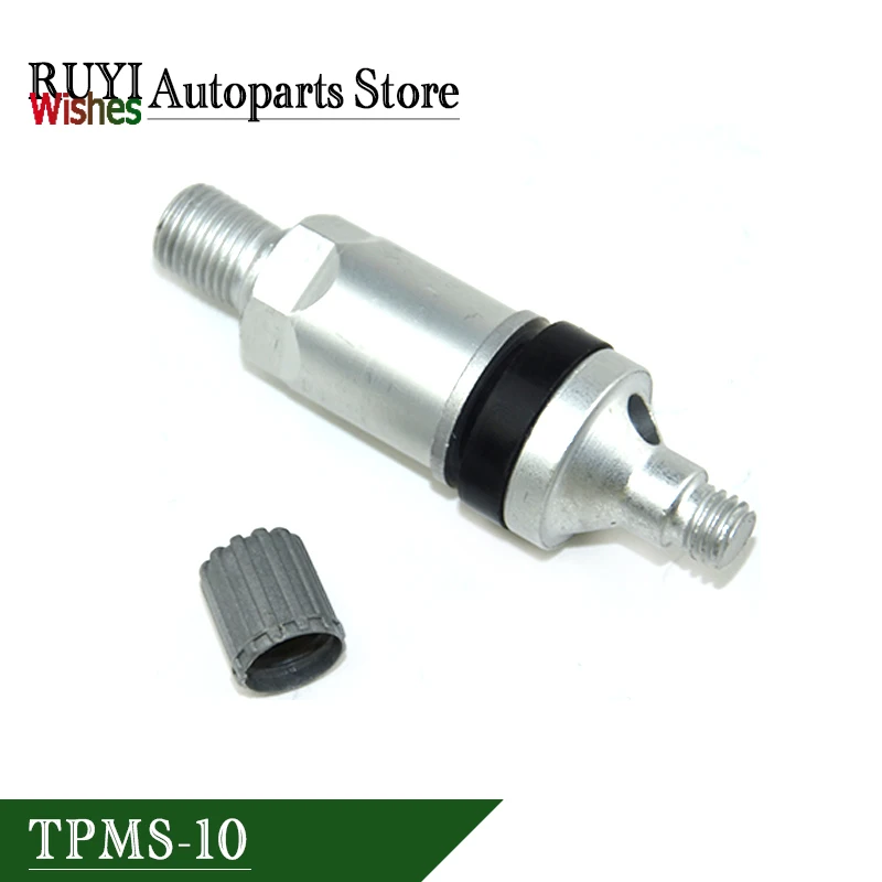 1PCS TPMS-10 Aluminum Tire Valve Tire Pressure Sensor Valves For Pentium Hyundai Kia TPMS Tire Valves Replacement New