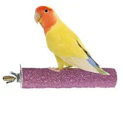 Bird Stand Grinding Stick Parrot Frosted Perch Stand For Cage Claw Sharpening Cage Perch Toy For Cockatiels Budgies Medium