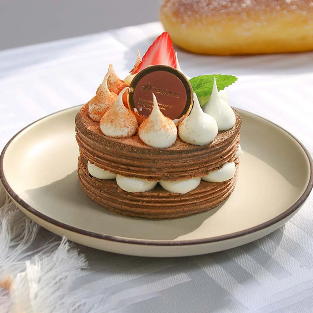 Fake Mousse Cake Simulation Chocolate Artificial Dessert Decor Props Decoration