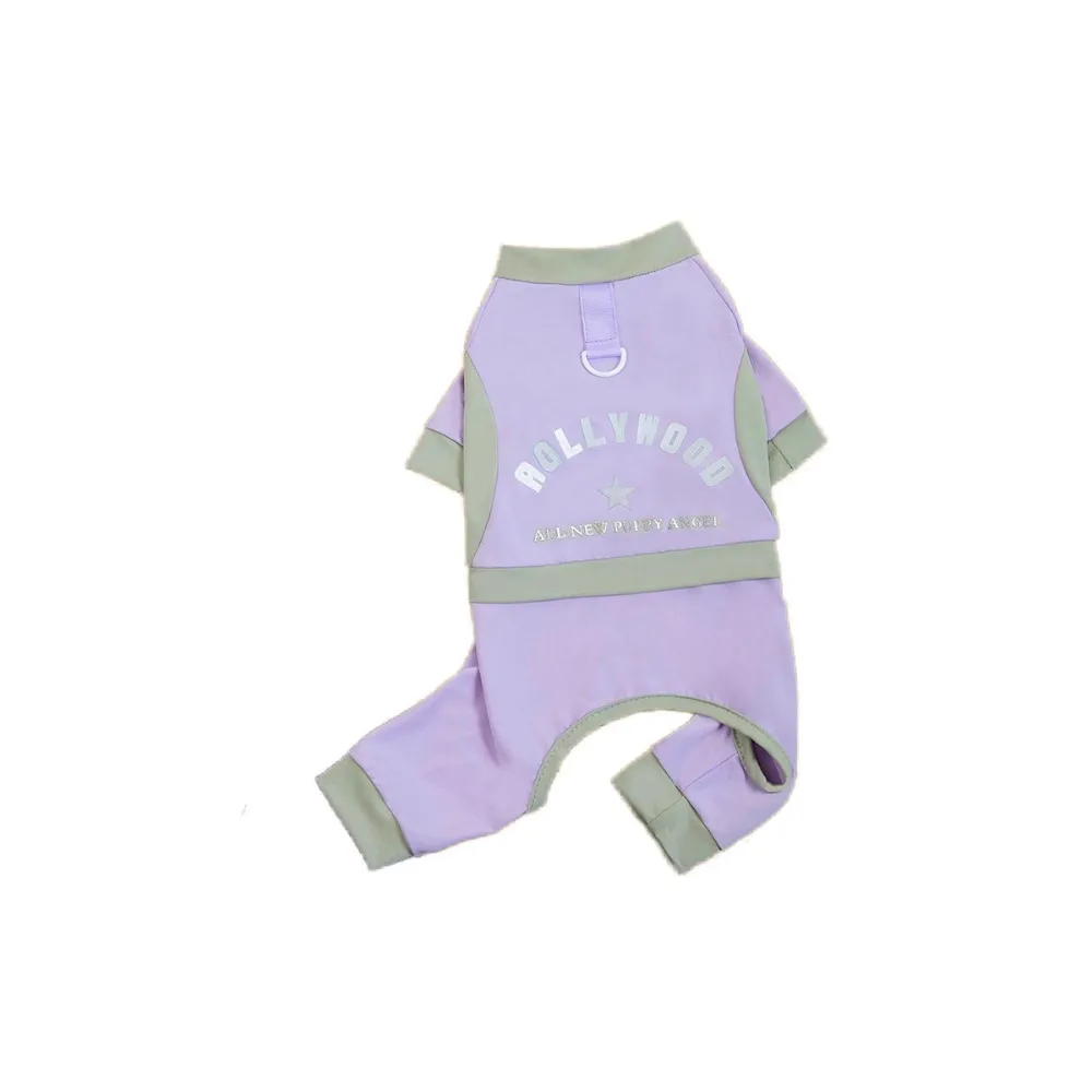 

Pet Apparel Ice Silk Dog Cooling Jumpsuit Breathable Thin Pet Sunscreen Clothes Fashionable Soft Dog Four Legged Clothes Summer