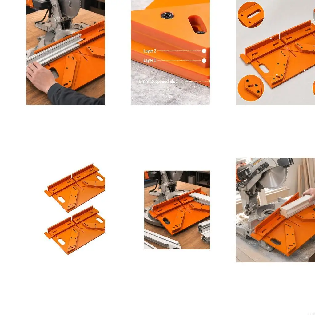 Trim Cutting Guide for Cleaner 45 and 90 Degree Layout and Fitting M4YD