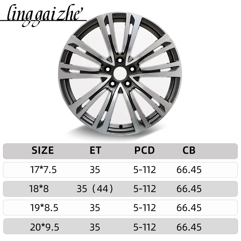 17/18/19/20 Inch ,PCD 5X112 Suitable for Audi A3 A4 A5 A6 A7 A8 Q3 Q4 Q5 Original Automobile Aluminum Alloy Wheels