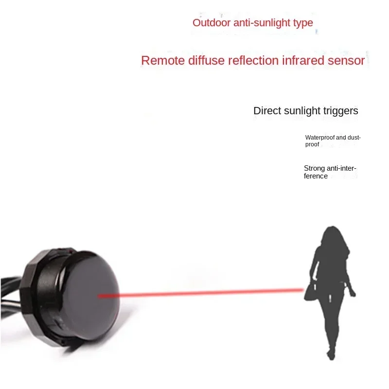 Outdoor human body sensing switch obstacle avoidance probe