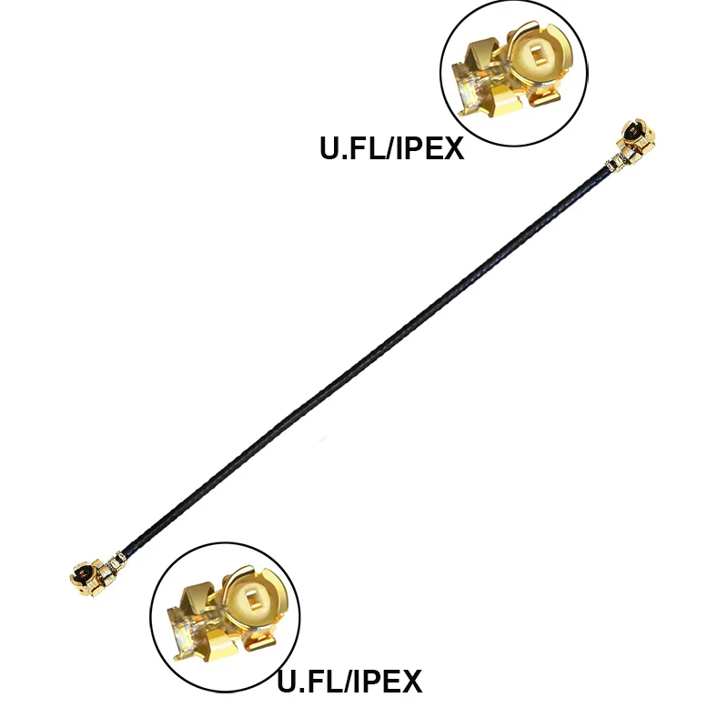 5Pcs RG1.13 IPEX to IPEX Cable UFL to IPEX1 Connector u.fl IPEX-1 Terminal Adapter IPX Female Jack Antenna Coaxial Jumper