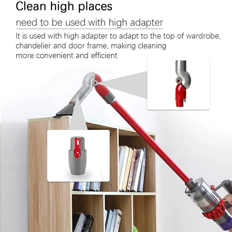 Oberer Adapter für Dyson v7 v8 v10 v11 Staubsauger Schnell verschluss oben Adapter Werkzeug unterer Adapter 74434-01 Zubehör