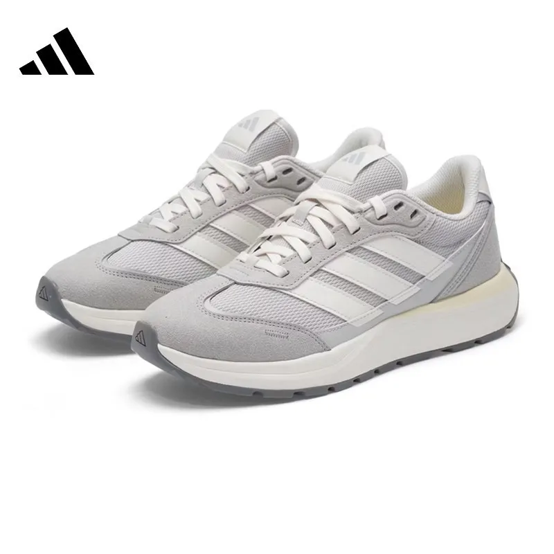 Кроссовки Adidas KH6817 DREAMSTRIKE, светло-серые, с технологией Cold Cement Craft, дышащий тканевый верх, ретро-стиль, для повседневной ходьбы