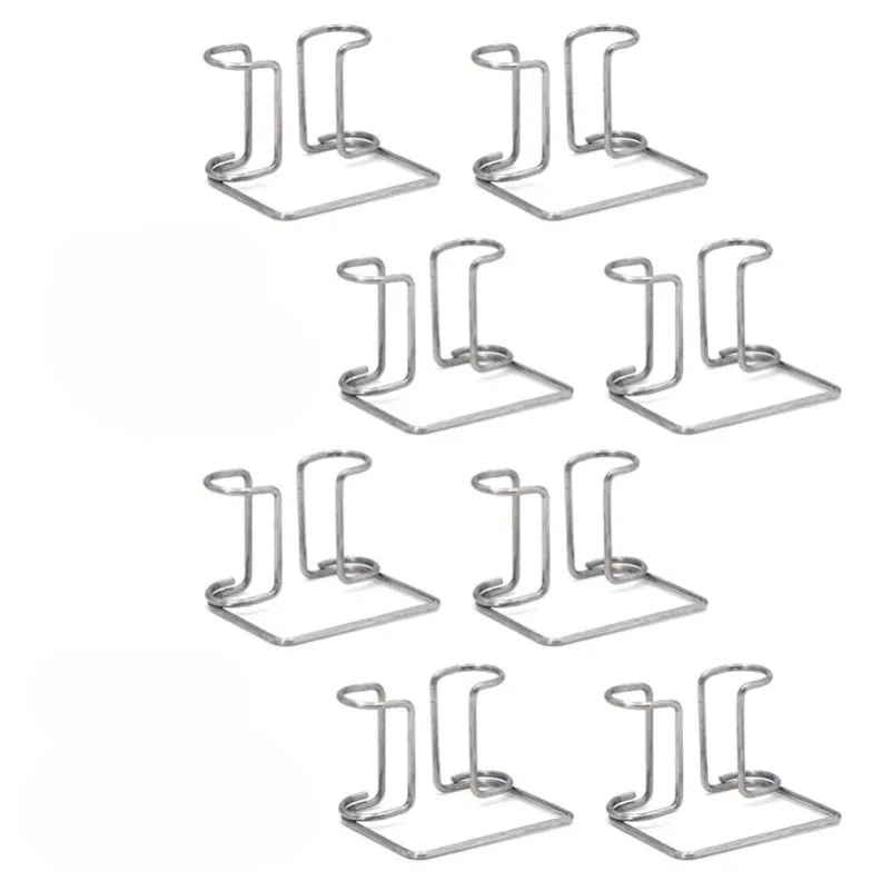 4pcs/box Stainless Steel Cotton Roll Holder Clip Tool Clamps Isolator Endodontics Restorative Tool