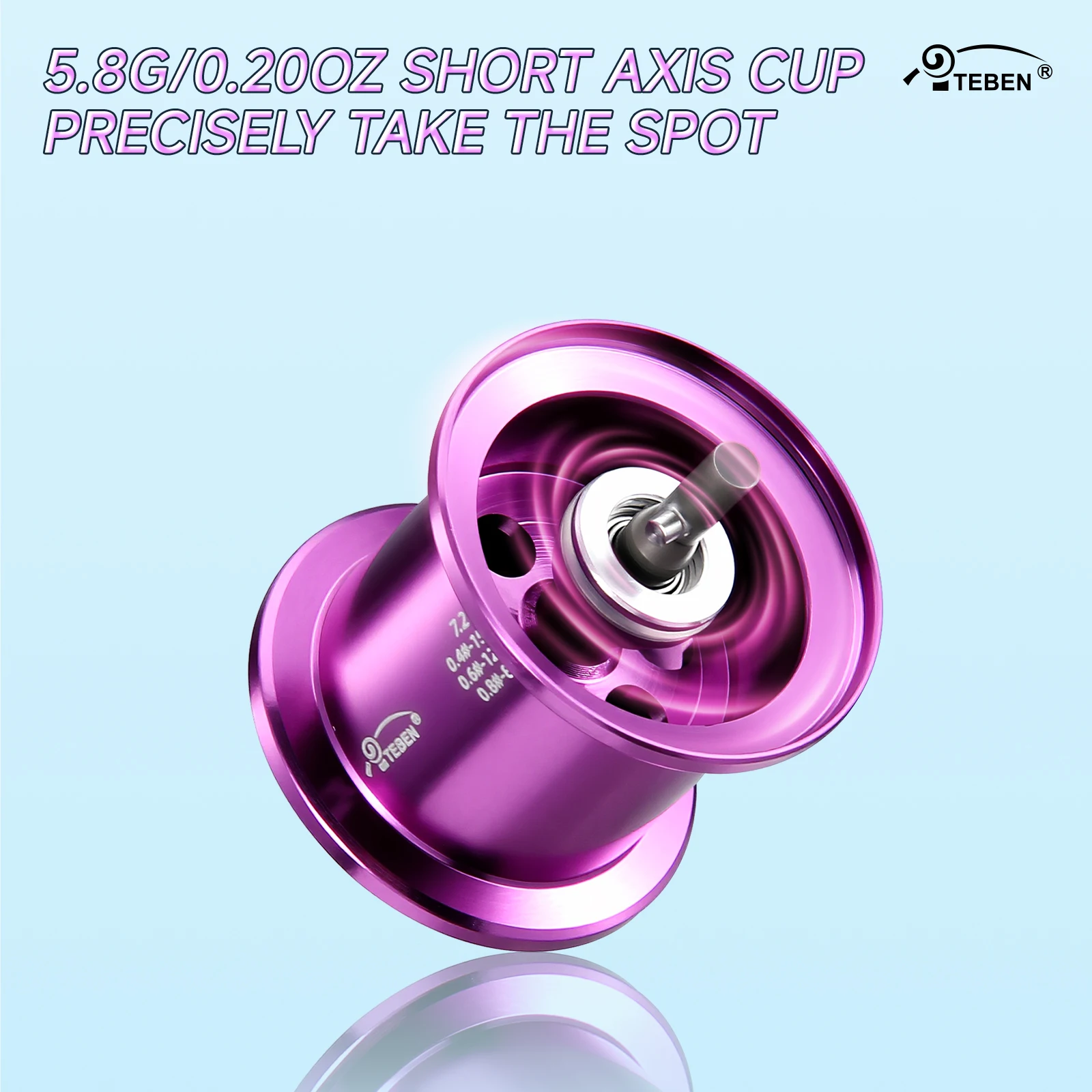 リール TEBEN Premium baitcasting reel LSY150S TEBEN LS150S/LSY150S DC Fishing Reel 7.2: 1 Magnetic Force /SDC