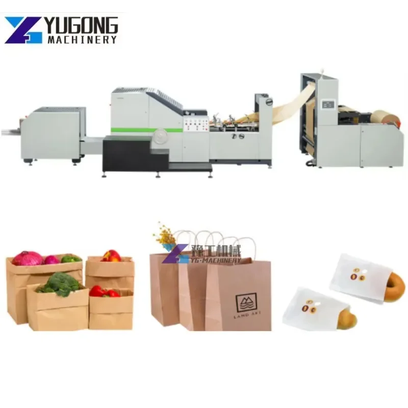 Full Automatic Paper Bag Maker Making Machine Production Line Professional Factory Price Paper Bag Making Machine