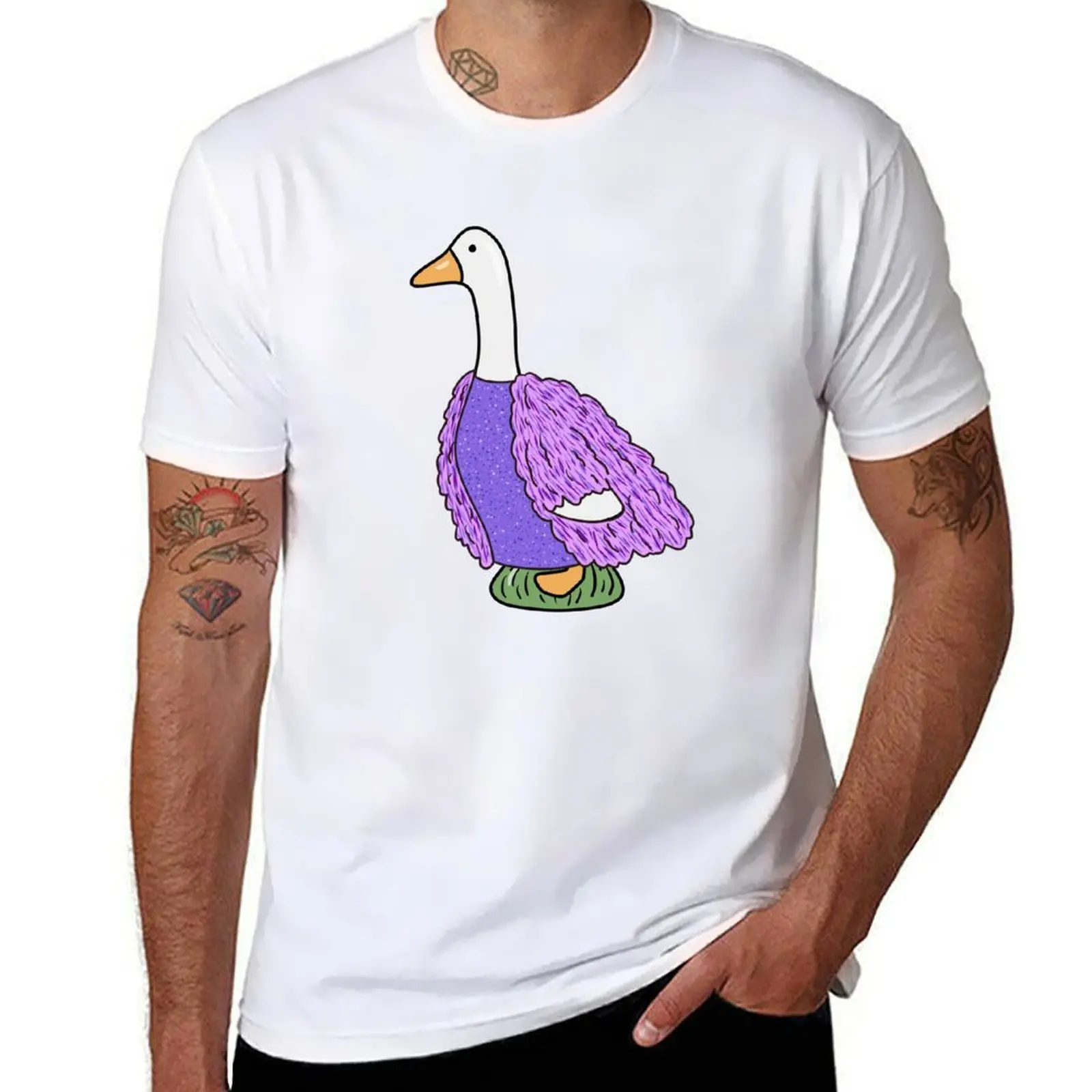 

09 Goose T-Shirt men t shirt cotton 100% t shirts with prints man t shirts graphic T-shirt