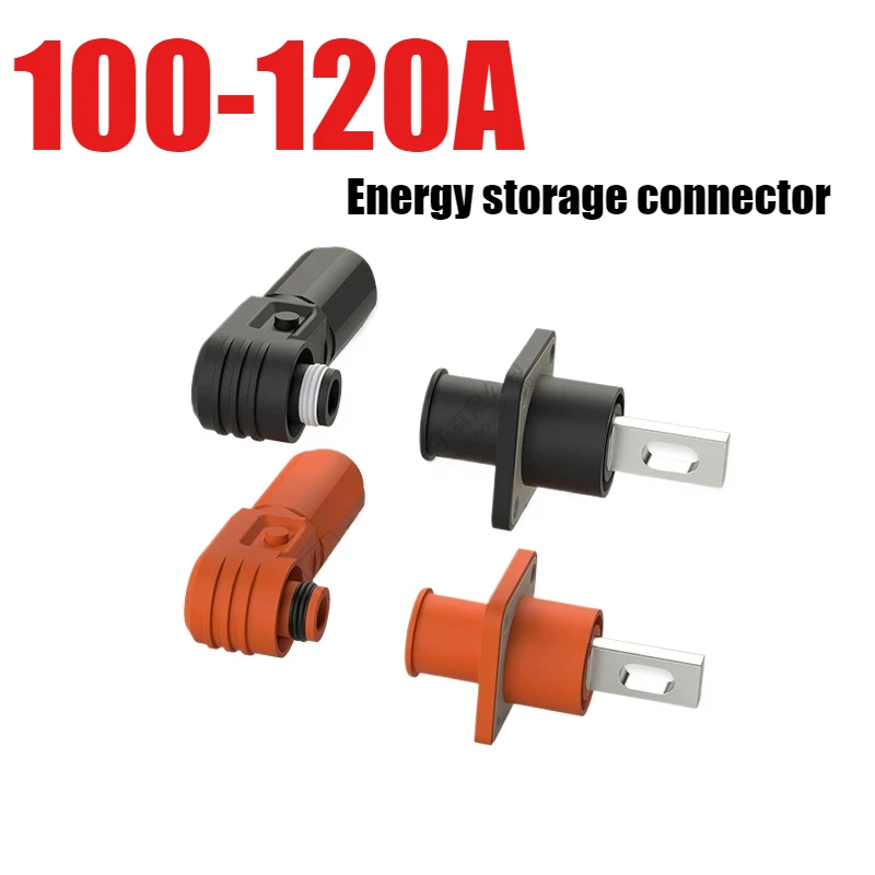 120A Battery Connector Single-cell Energy Storage Cabinet ZC6 100A Male Female High Current New Energy IP68 Industry Plug Socket