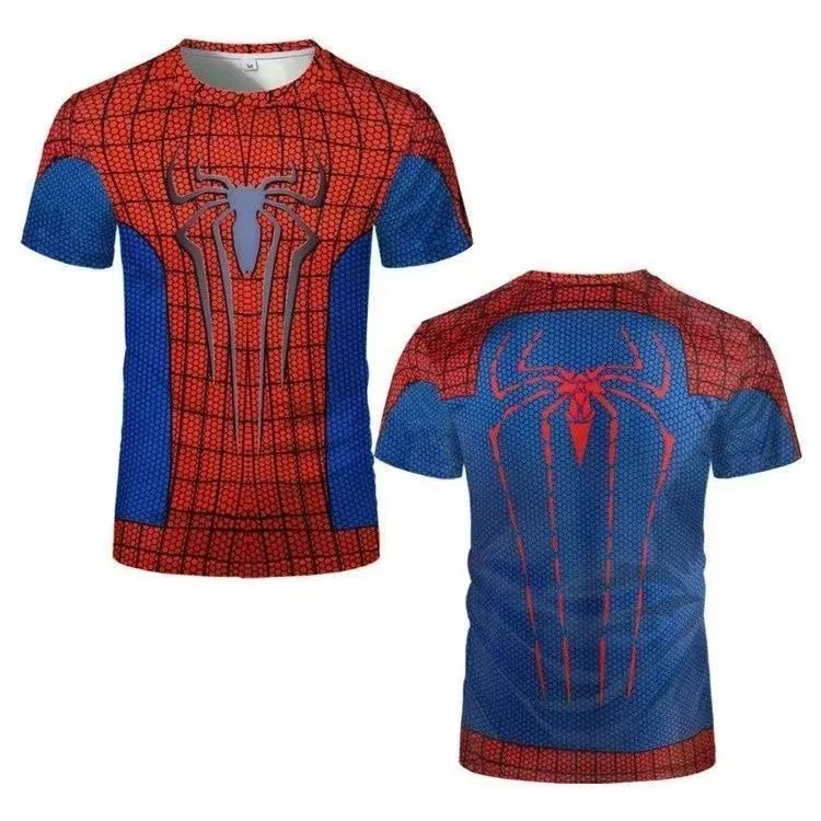 Superhelden-Mode 3D-Druck T-Shirt Schnelltrocknend Schweißabsorbierend Sportlich Bequem Familienoutfit Hochwertig Y2K 2026 – Detail 5