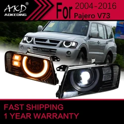 Car Lights for Pajero V73 V75 LED Headlight 2004-2016 V77 Lamp Drl Projector Lens Automotive Accessories